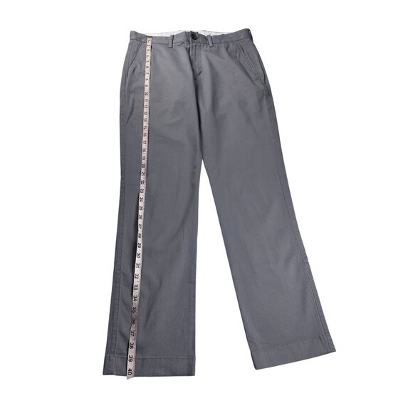 J.Crew Mens Straight-Fit Flex Chinos Size 31x32Gray - Picture 4 of 12